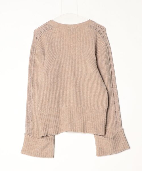 「3.1 Phillip Lim」 ニットカーディガン M ベージュ レディース_画像2