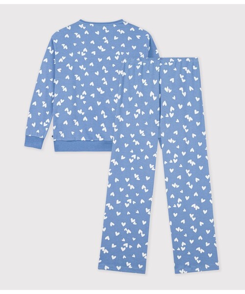 PETIT BATEAU（プチバトー） パジャマ ルームウェア ハートプリント