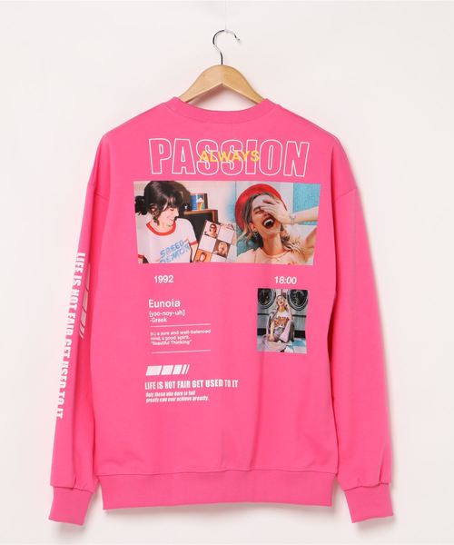 VIBGYOR トレーナー スウェット Select/バックプリントオーバー