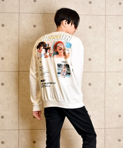 VIBGYOR トレーナー スウェット Select/バックプリントオーバー