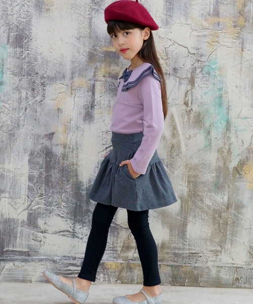 Bee des tシャツ 長袖セーラーTトップス キッズ 子供服 女の子