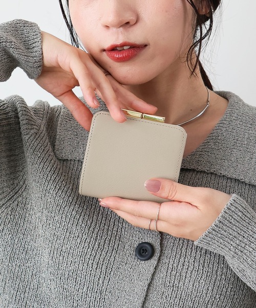MIAN（ミアン） 二つ折り 二つ折り財布 財布 KERRIA / 国産牛革がま口