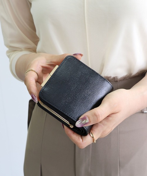 ⭐️即発送⭐️新品 未使用⭐️『MIAN』 KERRIA 国産牛革がま口 二つ折り財布 MIAN（ミアン） 財布 KERRIA / 国産牛革がま口二つ折り財布 レディース
