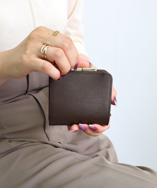 MIAN（ミアン） 財布 KERRIA / 国産牛革がま口二つ折り財布 レディース