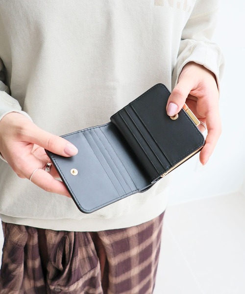 MIAN（ミアン） 二つ折り 二つ折り財布 財布 KERRIA / 国産牛革がま口