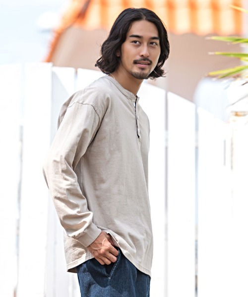 Goodwear（グッドウェア） ヘンリーネック tシャツ 「Goodwear/グッド