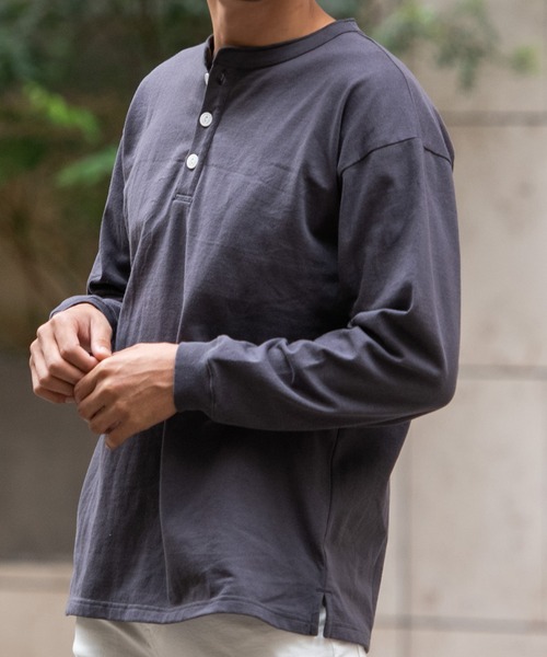 Goodwear（グッドウェア） ヘンリーネック tシャツ 「Goodwear/グッド