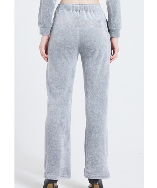 パンツ A'GEM/9 × .kom「CRANK/クランク」VELVET CUBIC TRAINING PANTS/ベルベット トレーニングパンツ