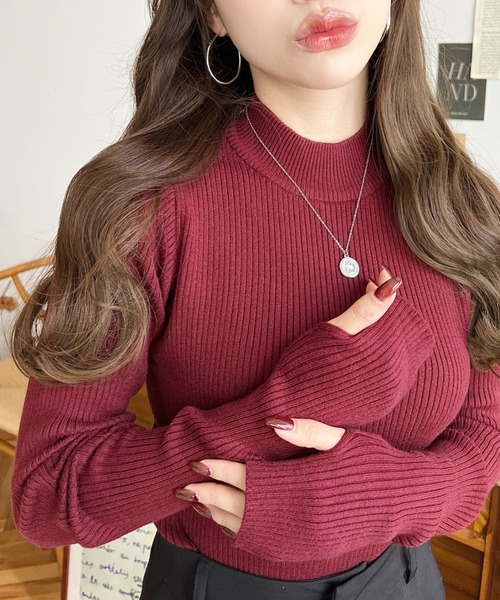 moment+ ニット セーター 「累計販売枚数2万枚突破！」12G ボトル