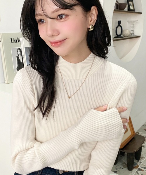 moment+ ニット セーター 「累計販売枚数2万枚突破！」12G ボトル