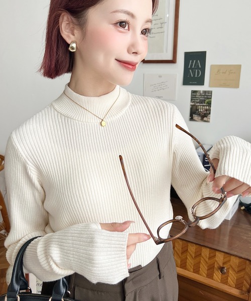 moment+ ニット セーター 「累計販売枚数2万枚突破！」12G ボトル