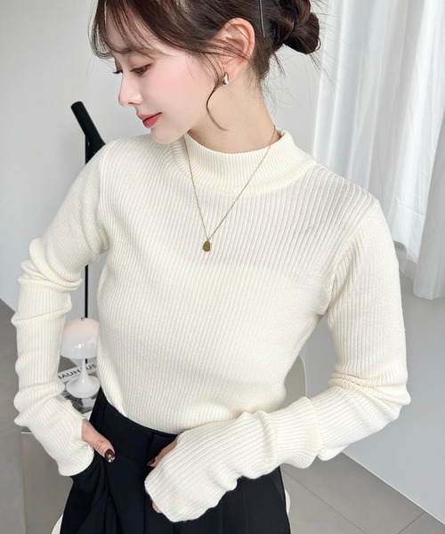 moment+ ニット セーター 「累計販売枚数2万枚突破！」12G ボトル