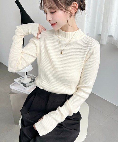 moment+ ニット セーター 「累計販売枚数2万枚突破！」12G ボトル