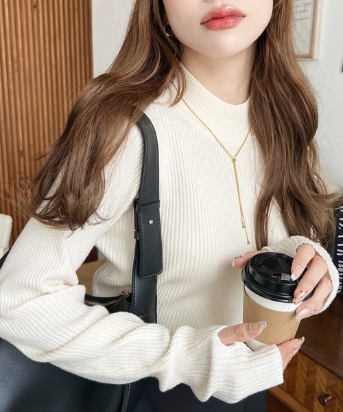 DEUXIEME CLASSE - ■週末限り■人気完売【L'Appartement】指ぬき リブニット moment+ ニット セーター 「累計販売枚数2万枚突破！」12G 指ぬき