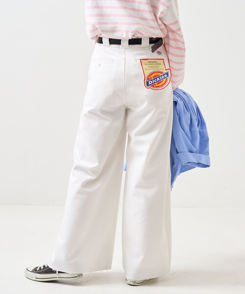 ☆美品 ディッキーズ × ユニオン 別注 カットオフ チノパン ワークパンツ FREAK'S STORE チノパン Dickies × STORE/ディッキーズ 別注