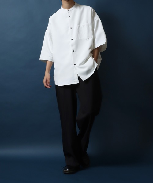 ANPAS（アンパス） シャツ ANPAS Twill Fabric Oversized Drop