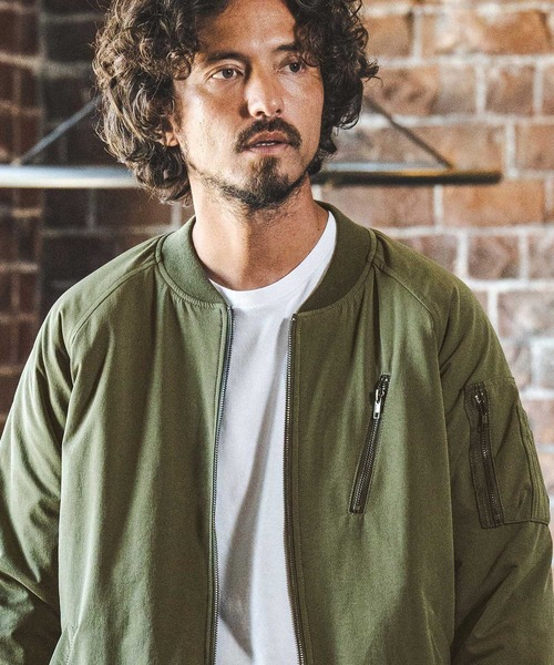 felkod Nylon Insulation MA-1ジャケット felkod（フィルコッド）の「mj7973-Nylon Insulation MA-1 ジャケット