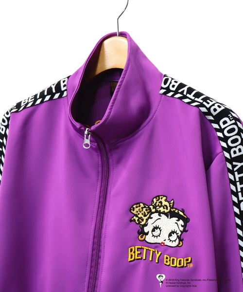 【美品】週末大特価！値下げ！ロウブロウナックル ベティブープ  ジップ ジャージ BETTY BOOP ジャージ LOWBLOW KNUCKLE / ローブローナックル