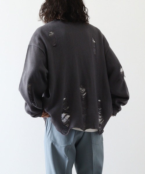 FUNALIVE（ファンアライブ） セーター ニット ダメージ加工 バルキー