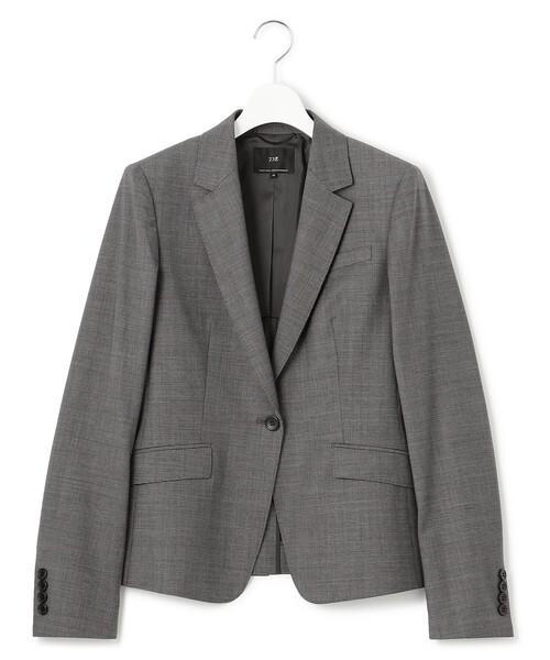23区ウール テーラードジャケット 40 セール】 【洗える】ウールライクカルゼ テーラードジャケット