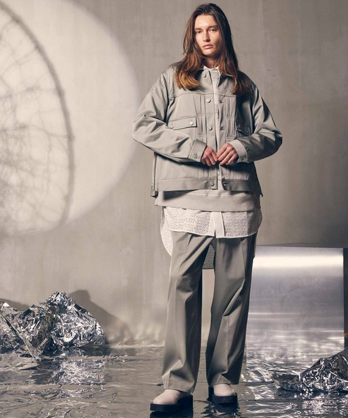 MAISON SPECIAL トリアセートドレスオーバー　セカンドジャケット MAISON SPECIAL（メゾンスペシャル）の「《UNISEX》Triacetate Dress