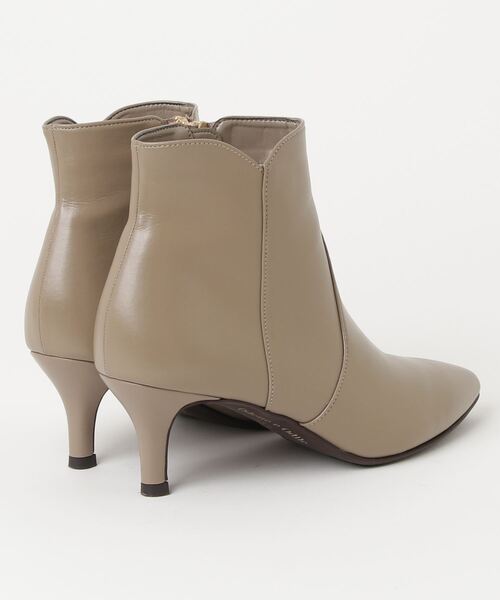 ODETTE E ODILE」 ショートブーツ 23.5cm ベージュ レディース
