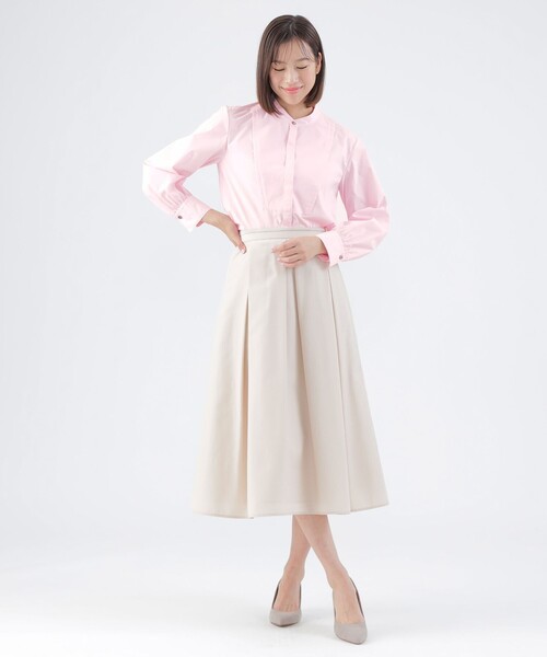 TRANS WORK（トランスワーク） ブラウス シャツ 「ウォッシャブル