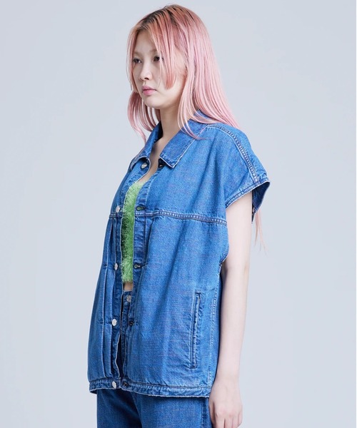 MAX80%OFF／セール開催中 Little sunny bite デニムジャケット gジャン LittleSunnyBite ジャケット・アウター