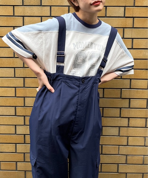 パンツ PomPom 撥水加工/洗える】ハイマルチタフタ 2WAY パラシュート パンツ