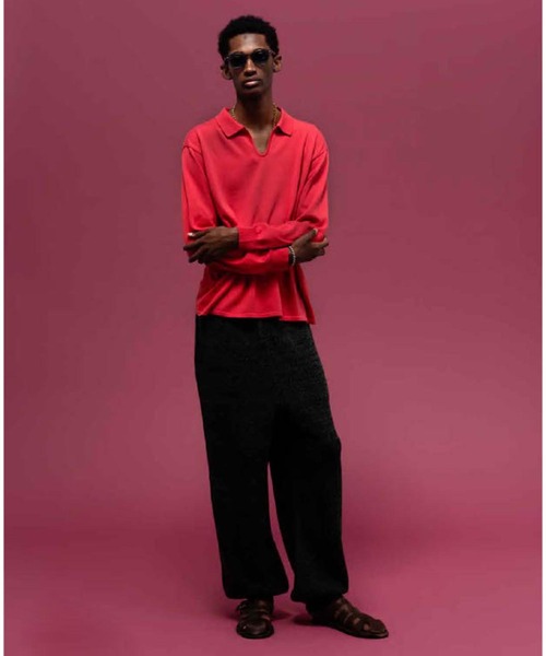 ニット セーター gimcontext Sea  Cotton V Skipper 23105100 レディース メンズ gim CONTEXT ニット セーター gimcontext Sea Island Cotton V