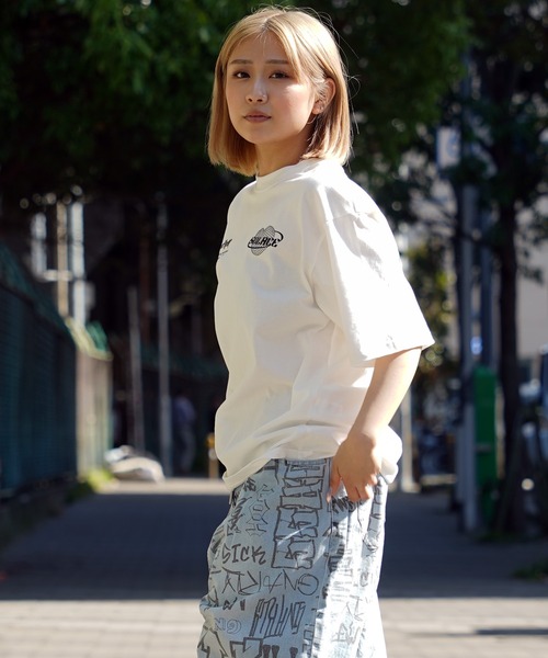 tシャツ 「unisex」オーロラリフレクター ハートロゴ Tシャツ