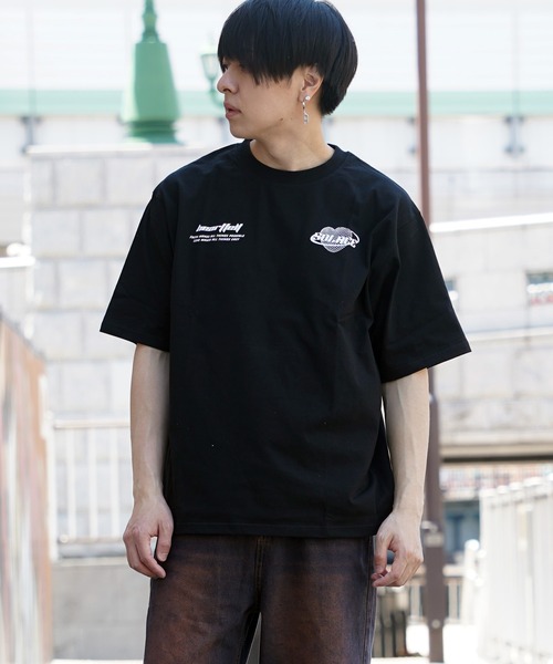 MEDM 新作 ラグラン Tシャツ ロゴ 星座柄 プリント 男女兼用 fit=scale-down,w=1200