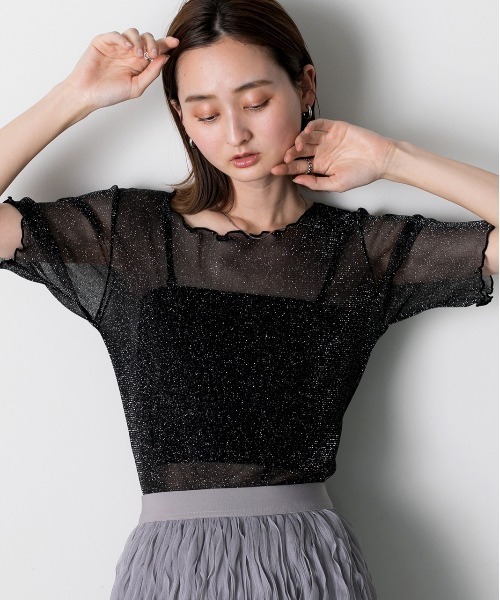 tシャツ ラメシアーカットソー レディース ラメシアーカットソー | Tシャツ・カットソー | Noela OFFICIAL