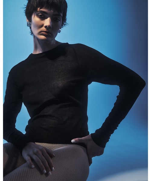 tシャツ 「IRIS 47」sheer long sleeve tops　シアーロングスリーブトップス レディース IRIS47 tシャツ 「IRIS 47」sheer long sleeve tops シアー