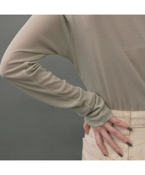 IRIS47 tシャツ 「IRIS 47」sheer long sleeve tops シアー