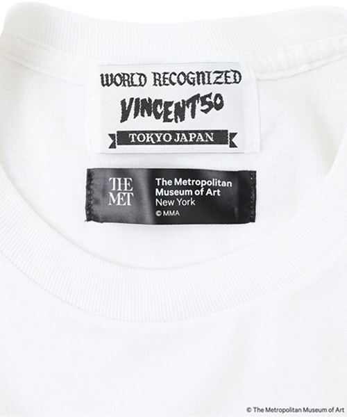 tシャツ VINCENT50 The Met Front Long Tee / バンソンサンカント ザメット ゴッホ フロントロングティー レディース Port tシャツ VINCENT50 The Met Front Long Tee / バンソンサン