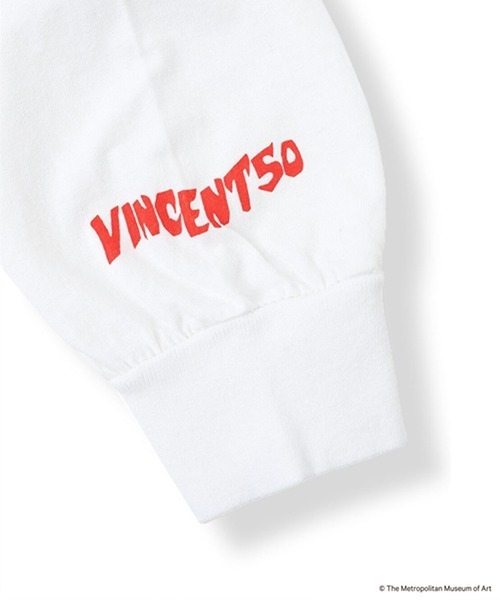 tシャツ VINCENT50 The Met Front Long Tee / バンソンサンカント ザメット ゴッホ フロントロングティー レディース Port tシャツ VINCENT50 The Met Front Long Tee / バンソンサン