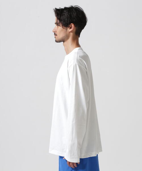 【新品•タグ付き】ATON エイトン Tシャツ ホワイト ATON エイトン スーピマコットン オーバーサイズ Tシャツ