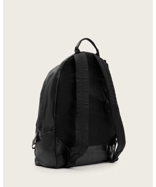 【極美品】オールセインツ SM 2way 黒 シボ革 リュック 編み込み 極美品】オールセインツ SM 2way 黒 シボ革 リュック 編み込み