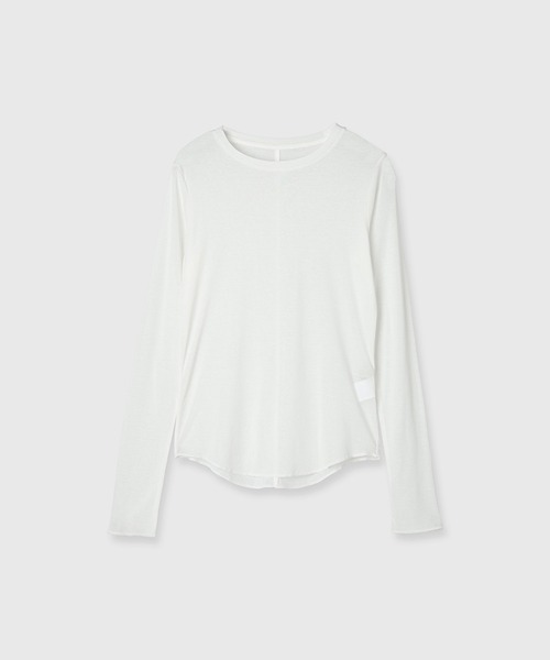anuans tシャツ シアーストレッチクルーネックTEE レディース