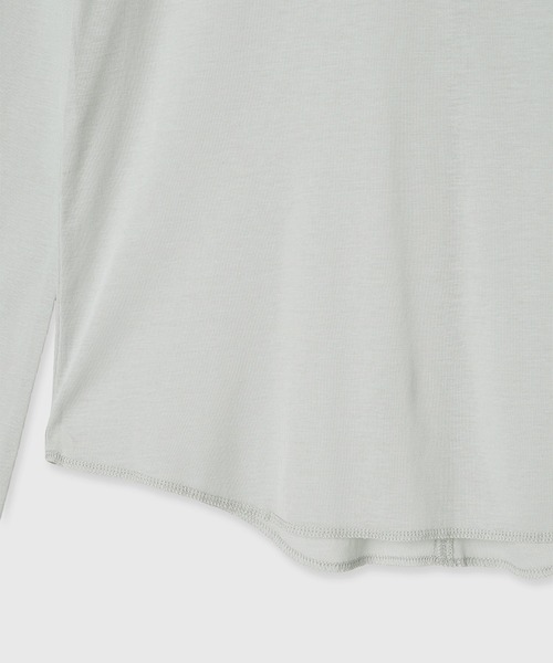 anuans tシャツ シアーストレッチクルーネックTEE レディース