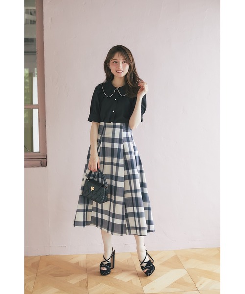 tocco closet（トッコ クローゼット） ブラウス シャツ 配色メロウ
