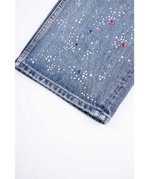 SUPPLIER ジーンズ デニムパンツ｜Rhinestone Denim Pants