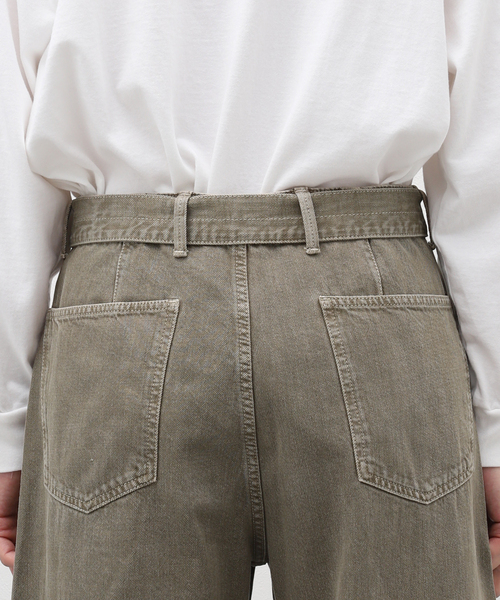 LEMAIRE（ルメール） ワイドパンツ ジーンズ TWISTED BELTED PANTS