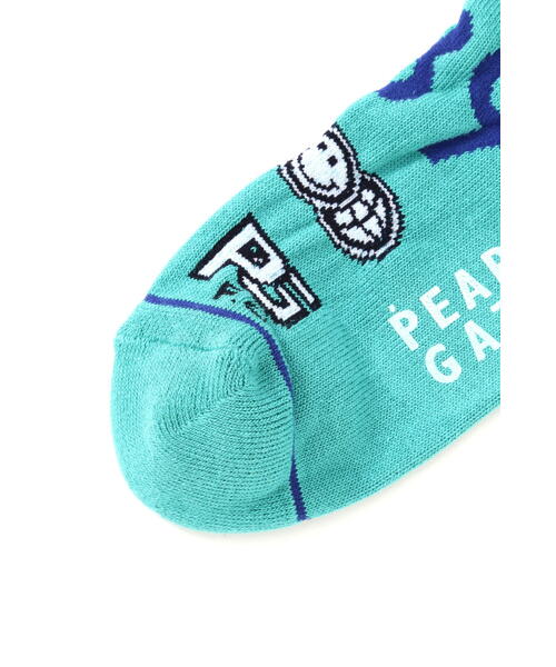 PEARLY GATES（パーリーゲイツ） 靴下 「PEARLY GATES」ロゴ梵天付き