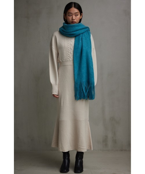 AZUL BY MOUSSY（アズールバイマウジー） ストール マフラー ニット