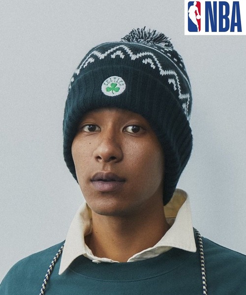 NBA ニット帽 ニットキャップ 「NBA」チームボンボンワッチ メンズ