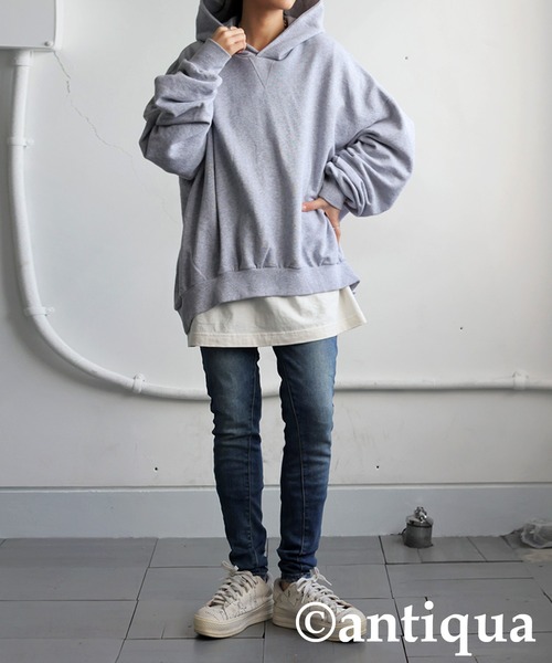 tシャツ ベーシックロングTシャツ レディース メンズ | antiqua | 13