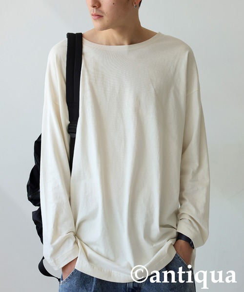 tシャツ ベーシックロングTシャツ レディース メンズ | antiqua | 14
