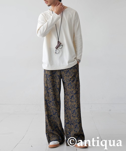 tシャツ ベーシックロングTシャツ レディース メンズ | antiqua | 19